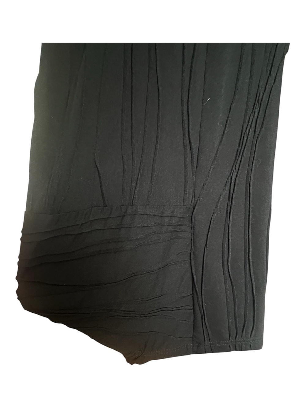 Windhorse Wide Leg Textured Boho Flowy Pants Stretch Lightweight Blk SZ L/XL - Picture 6 of 8